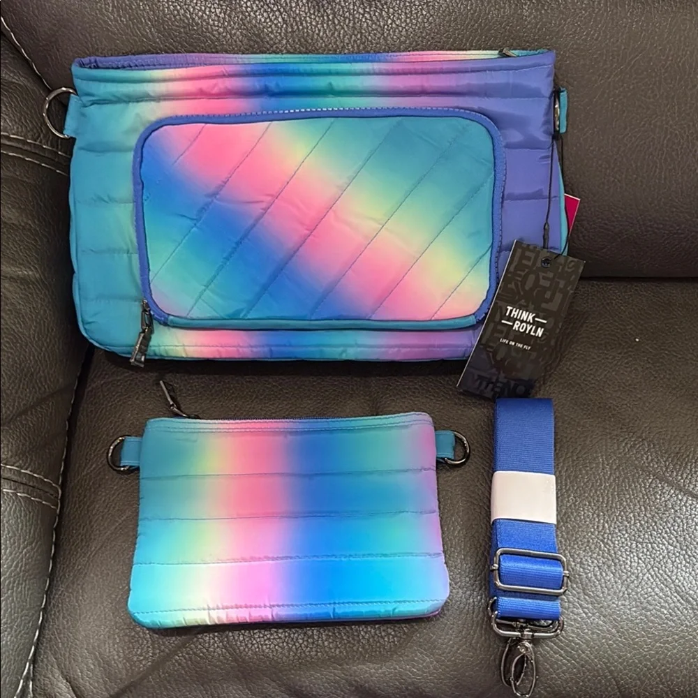 Think Royln Bank street XL crossbody with pouch